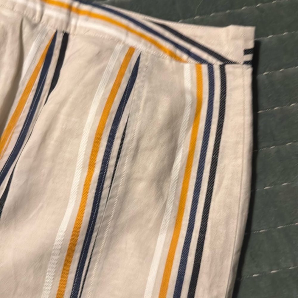 Striped pencil skirt